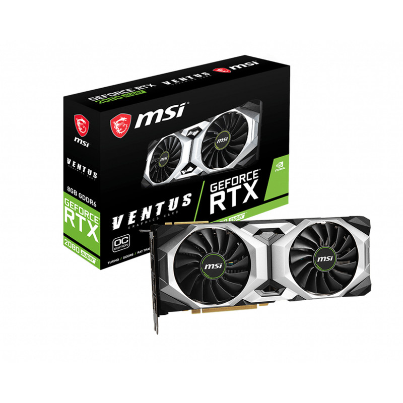 گرافیک ار تی ایکس 2080 سوپر  GRAPHICS GEFORCE RTX 2080 SUPER DDR6 VENTUS