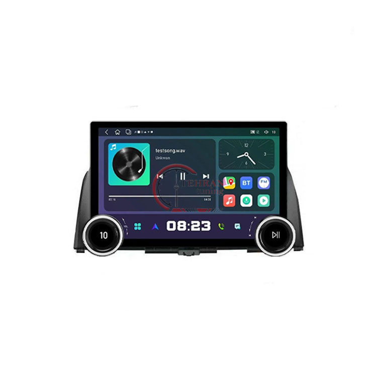 مانیتور خودرو دو ولوم اندروید اپل کار پلی برند دایموند 10.36 DLAA33 همراه قاب 206 MONITOR DAIMOND 10.36 DLAA33