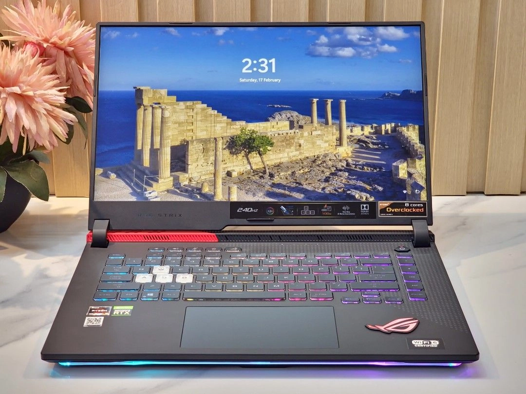 لپ تاپ غول گیمینگ ایسوس راگ استریکس جی 513 qm laptop gaming asus rog strix qm
