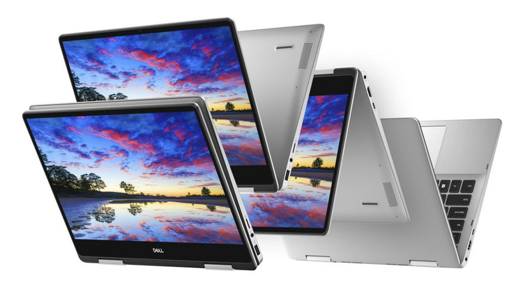 لپ تاپ تاچ x360 دل اسپایرون 7787 laptop x360 dell spiron 7787