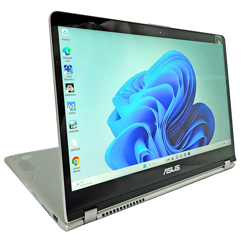 لپ تاپ  صفحه لمسی تاچ 360 درجه ایسوس asus q505uar laptop x360touch asus q505uar