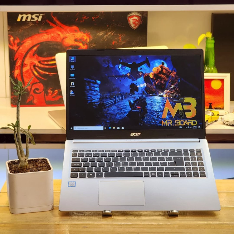 لپ تاپ ایسر اسپیر گرافیک دار مهندسی دانشجویی laptop acer aspire i5-8265u /8g ddr4/ 256g ssd/15.6 fhd/2g mx 250