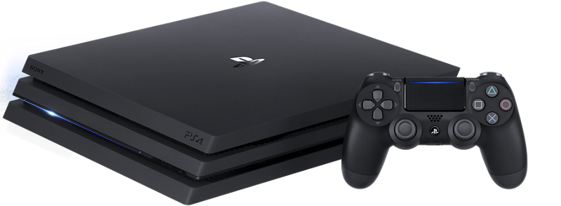 کنسول بازی سونی پلی استیشن 4 پرو دو دسته اصلی بهمراه  sony play station4 pro دو دیسک