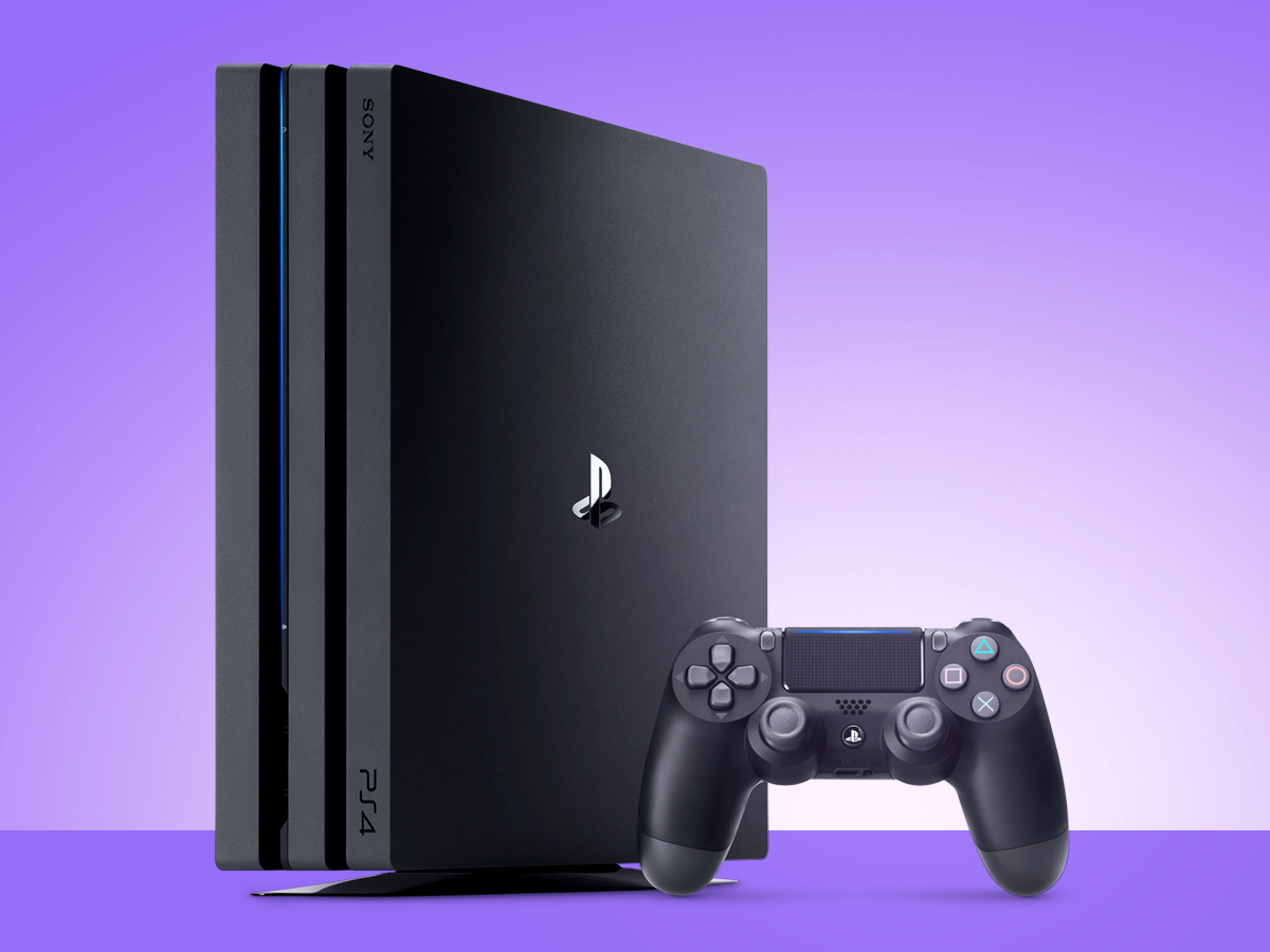 کنسول بازی سونی پلی استیشن 4 پرو دو دسته اصلی بهمراه  sony play station4 pro دو دیسک