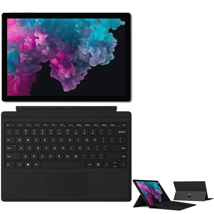 لپ تاپ ماکروسافت سرفیس پرو 6 / cpu:i7-7660u / ram:8gb / hard:256gb ssd / vga:intel hd laptop microsoft sorface pro6 / cpu:i7-7660u / ram:8gb / hard:256gb ssd / vga:intel hd