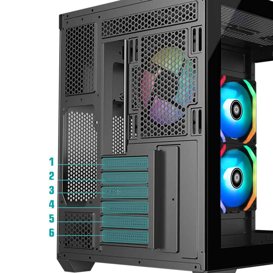 کیس گیمینگ CPU:I7-10700 / RAM:16GB / HARD:512GB / VGA:11GB RTX 2080TI / MONITOR DELL 22 IPS