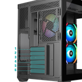 کیس گیمینگ CPU:I7-10700 / RAM:16GB / HARD:512GB / VGA:11GB RTX 2080TI / MONITOR DELL 22 IPS