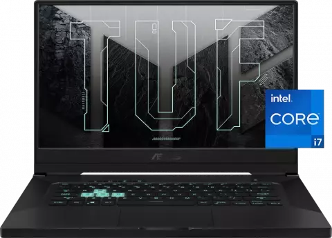 لپ تاپ گیمینگ ایسوس تاف DASH F15 FX516PM / CPU:I7-11370H / RAM:16GB DDRT4 / VGA:6GB RTX 3060 / HARD:512GB SSD / LED:15.6 FHD 144HZ