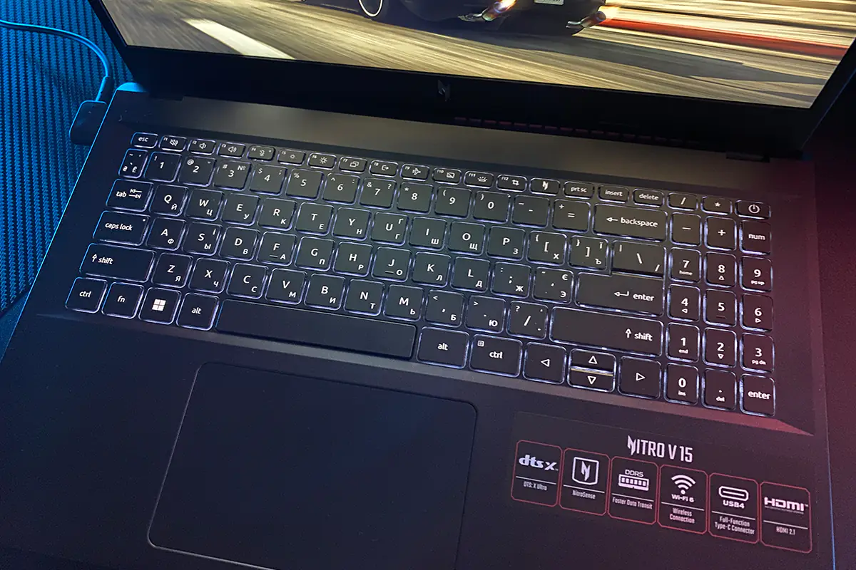 لپ تاپ گیمینگ ایسر نیترو  V15 / CPU:RYZEN7-7735HS / RAM:16GB DDR5 /HARD:512GB SSD M2 / VGA:8GB RTX 4060 /LED:15.6 FHD 144HZ    LAPTOP GAMING ACER NITRO V15 / CPU:RYZEN7-7735HS / RAM:16GB DDR5 /HARD:512GB SSD M2 / VGA:8GB RTX 4060 /LED:15.6 FHD 144HZ