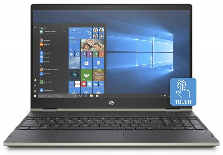 لپ تاپ اچ پی پاویلیون X360N CONVERTIBLE 15 / CPU:I5-10210U / RAM:8GB DDR4 / HARD:256GB SSD M2 / VGA:INTEL HD / LED:15.6 FHD TOUCH360