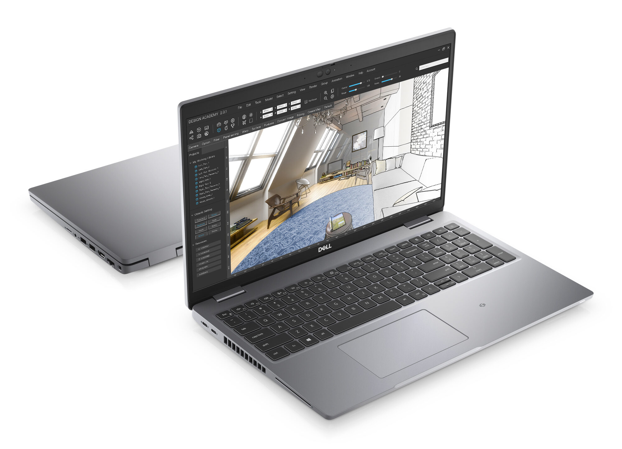 لپ تاپ گیمینگ دل پرسیزن PRECISION 3571 / CPU:I7-12700H / RAM:16GB DDR4 / VGA:4GB T600 / HARD:512GB SSD / LED:15.6 FHD 60HZ