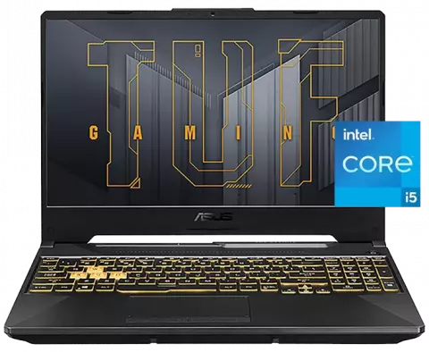 لپ تاپ گیمینگ ایسوس تاف اف 15 FX506HC / CPU:I5-11400H / RAM:16GB DDR4 / HARD:512GB SSD / VGA:4GB RTX 3050 / LED:15.6FHD 144HZ