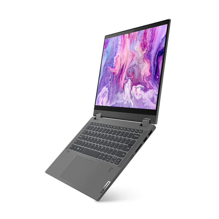 لپ تاپ لنوو ideapad flex5 / cpu:i5-1135g7 / ram:8gb ddr4 / hard:256gb ssd / vga:intel iris xe / led:15.6 fhd touch x360