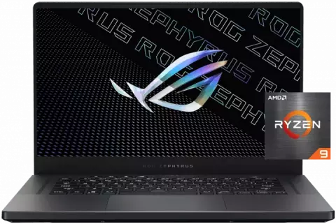 لپ تاپ گیمینگ ایسوس راگ زفیروس rog zhephyrus g15 / cpu:ryzen9-5900hs / ram:16gb ddr4 / hard:1tb ssd m2 / vga:8gb rtx 3070 / led:15.6 wqhd 165hz