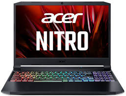 لپ تاپ گیمینگ ایسر نیترو5 / nitro an515 / cpu:i7-11800h / ram:16gb ddr4 / hard:512gb ssd m2 / vga:6gb rtx 3060 / led:15.6 qhd 165hz
