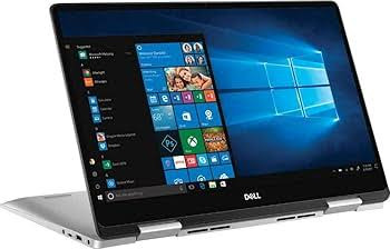 لپ تاپ دانشجویی اداری و روزمره دل اینسپایرون dell inspiro 7586 / cpu:i5-8265u / ram:8gb ddr4 / hard:256gb ssd / vga:intel uhd / led:15.6fhd ips touch x360