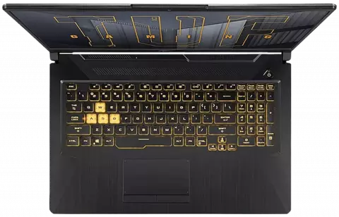 لپ تاپ گیمینگ ایسوس تاف asus tuf f17-fx706he / cpu:i5-11260h / ram:16gb ddr4 / vga:4gb rtx 3050ti / hard:512gb ssd m2 / led:17.3 fhd 144hz